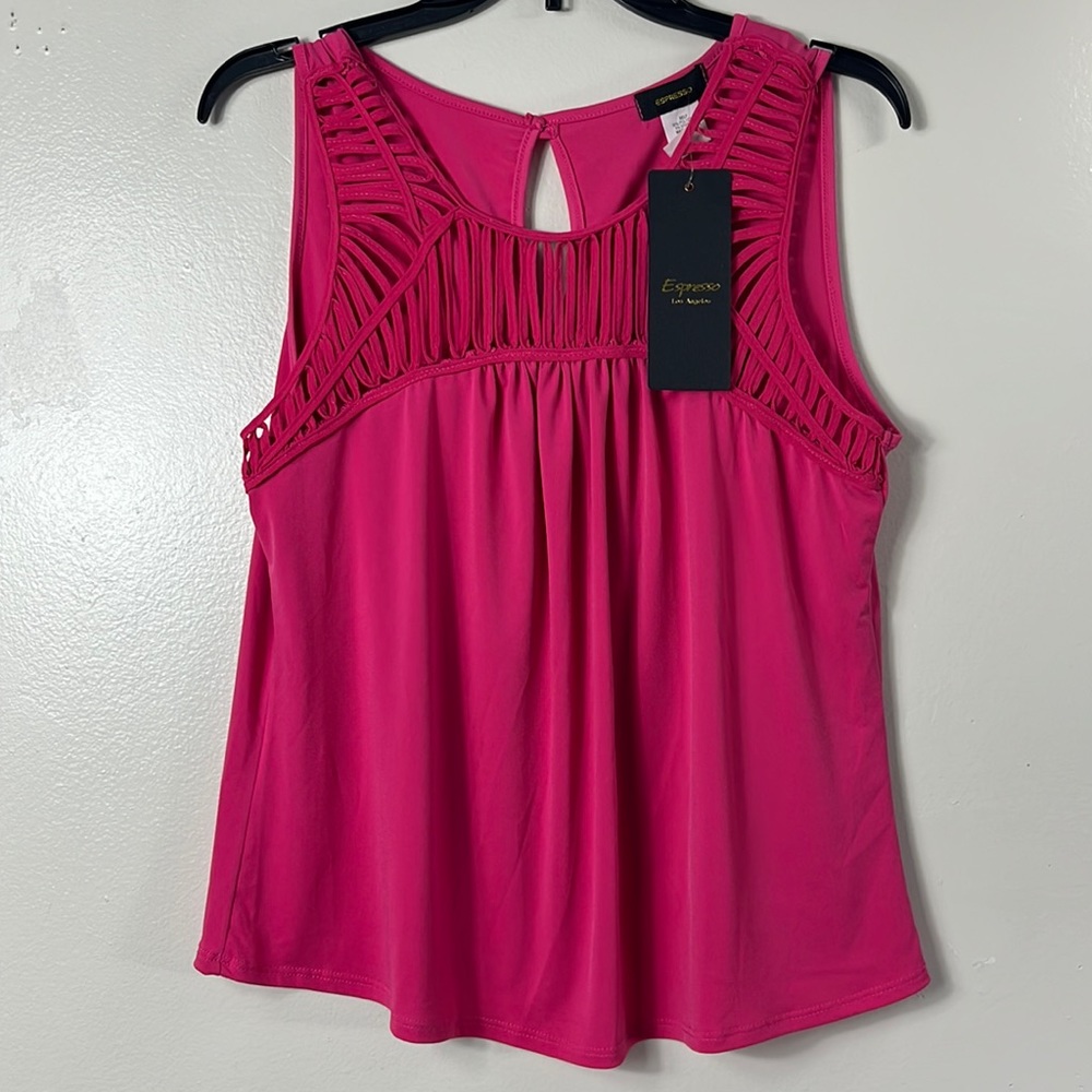 Expresso Pink Sleeveless Top women’s size XL